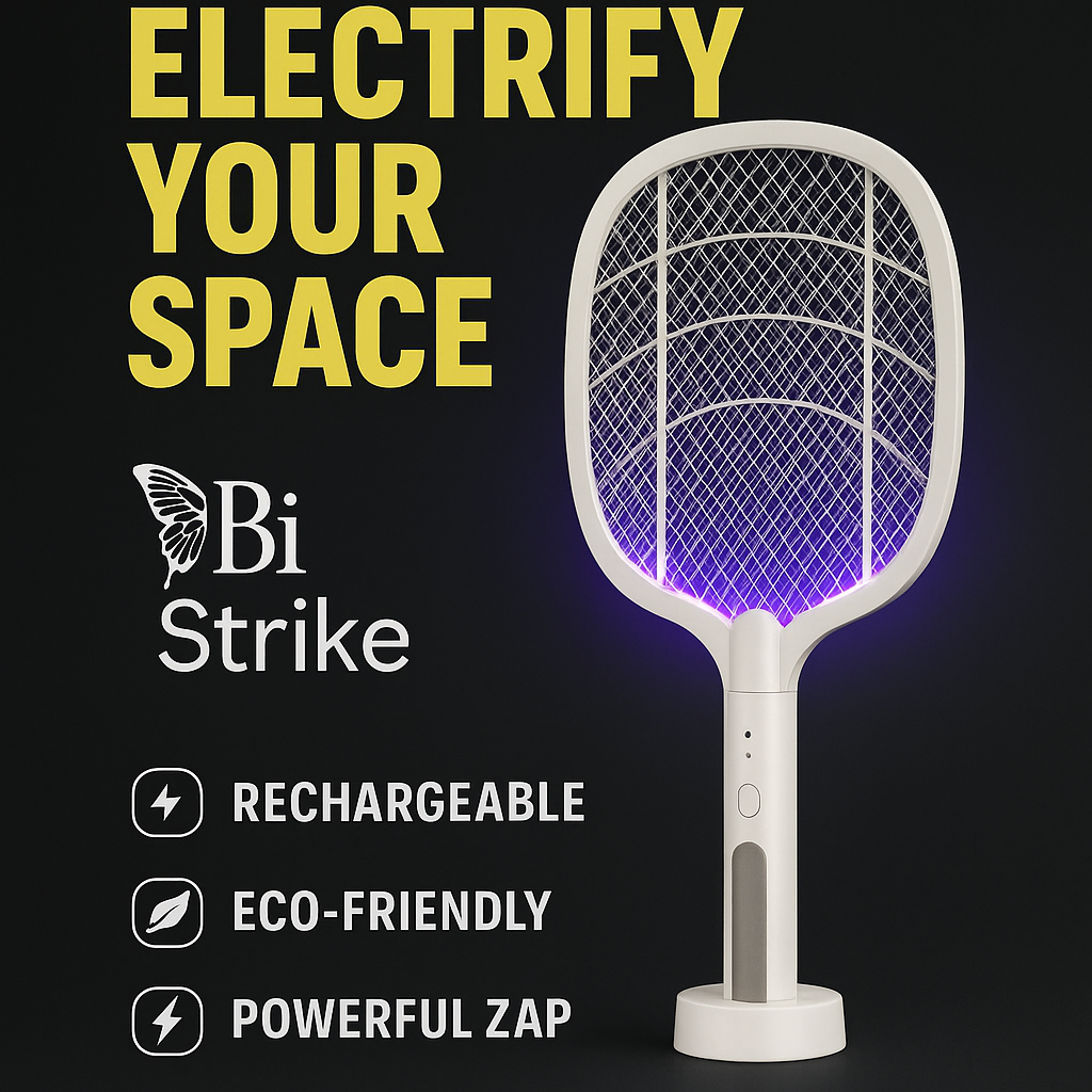 Bistrike mosquito killer racket with rechargeable battery – best mosquito killer racket price online